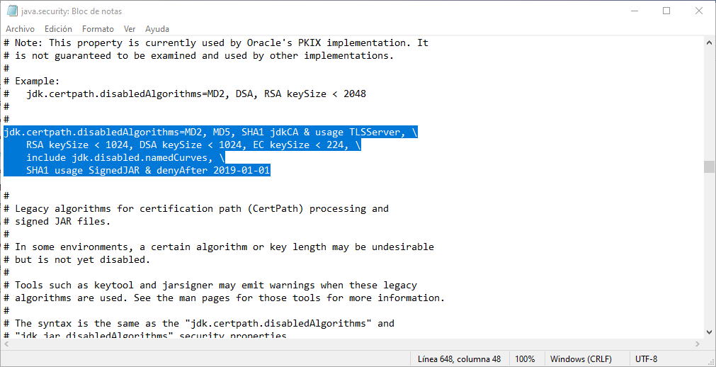Copiar configuración para duplicar