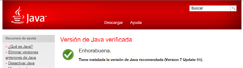 Verificar Java