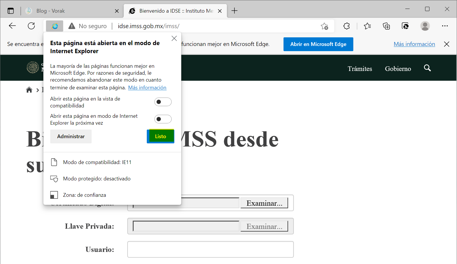 Listo todo configurado